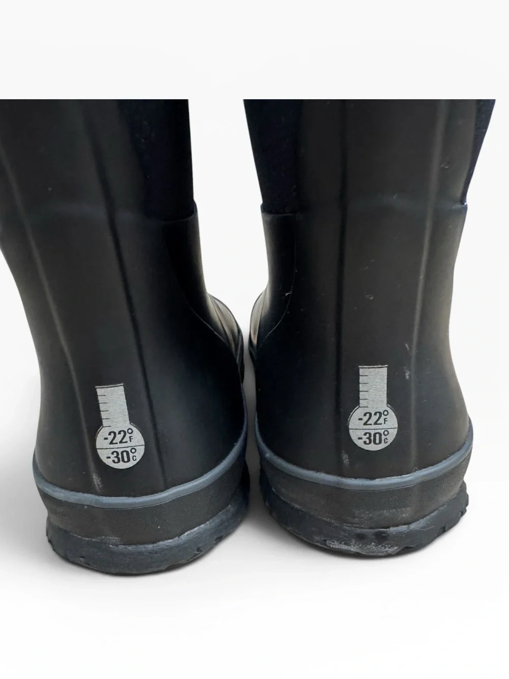Bogs York Solid Kids Waterproof Rain Boots Black Youth US Size 5 Winter Boots